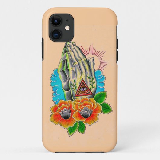 praying hands Case-Mate iPhone case (Achterkant)