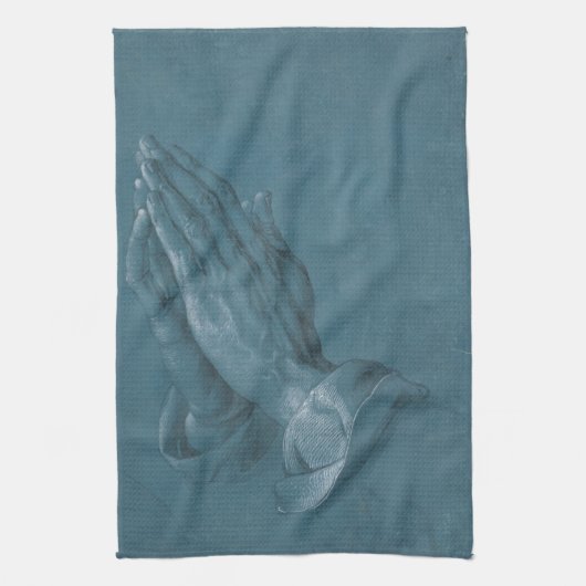 Praying Hands door Albrecht Durer Theedoek (Verticaal)