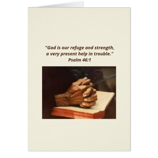 Praying Hands Enpromotion Card (Voorkant)