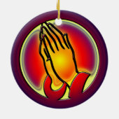 PRAYING HANDS ORNAMENT (Achterkant)