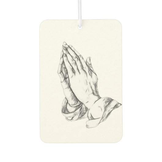 Praying hands overzicht luchtverfrisser (Voorkant)