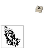 Praying Hands Rubber Stamp Rubberstempel (Gestempeld)