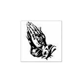 Praying Hands Rubber Stamp Rubberstempel (Afrduk)