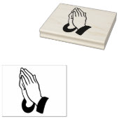 Praying Hands Rubber Stamp Rubberstempel (Gestempeld)