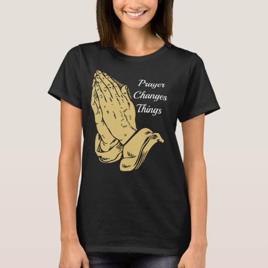Praying Hands Tee Shirt (Voorkant)