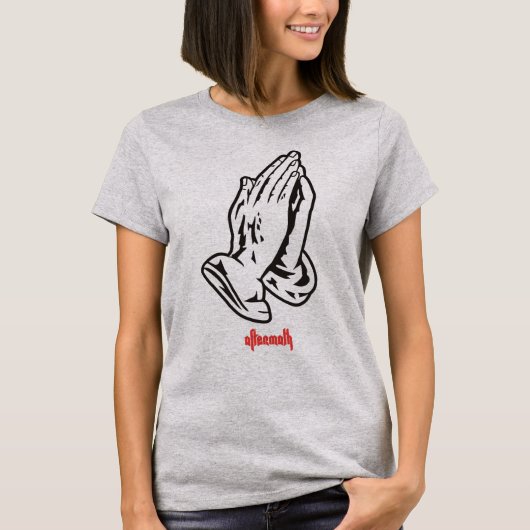 Praying Hands Women's T-shirt (Voorkant)