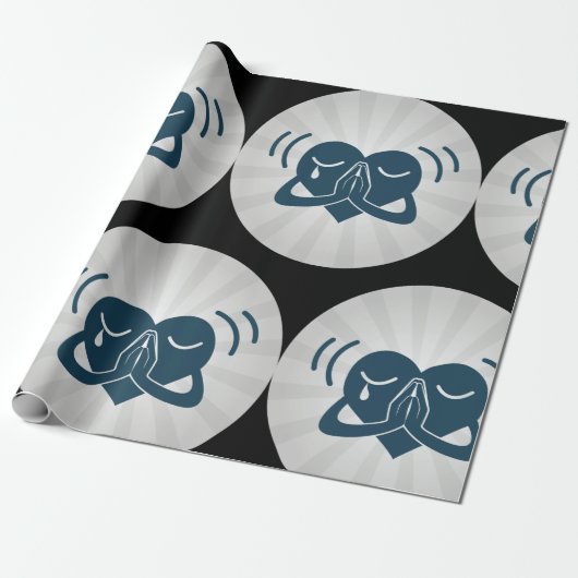 Praying Heart Cadeaupapier (Uitgerold)