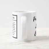 Praying like Elijah James 5:17-18 Scripture Quote Grote Koffiekop (Achterkant)