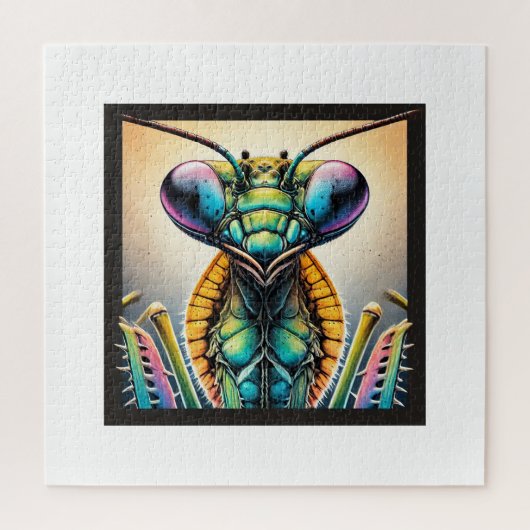 Praying Mantis 300724IREF217 - Watercolor Legpuzzel (Verticaal)
