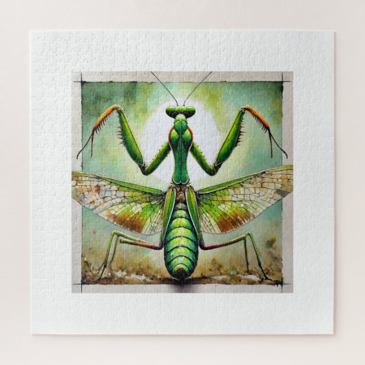 Praying Mantis 300924IREF250 - Watercolor Legpuzzel (Verticaal)
