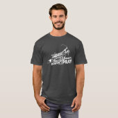 Praying Mantis Atheïst Schattigee Insect Gag T-shirt (Voorkant volledig)