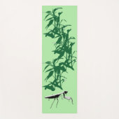 Praying Mantis Bamboo Oerwoud Yoga Mat (Voorkant)