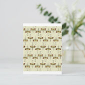 Praying Mantis Briefkaart (Staand voorkant)