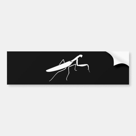Praying Mantis Bumpersticker (Voorkant)