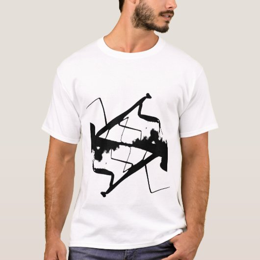 Praying Mantis Design T-shirt (Voorkant)
