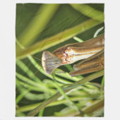 Praying Mantis Fleece Deken (Voorkant)