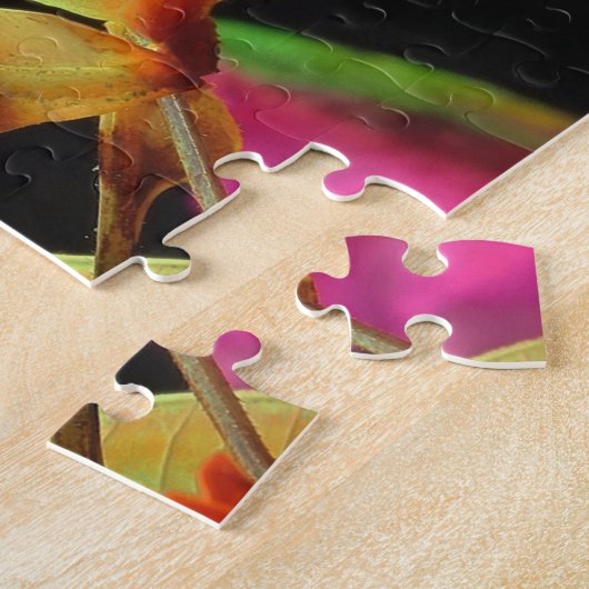 Praying Mantis Flowers Photo Puzzle Legpuzzel (Zijkant)