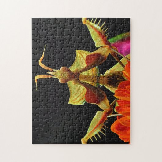Praying Mantis Flowers Photo Puzzle Legpuzzel (Verticaal)