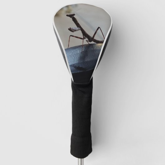 Praying Mantis Golf Club Hoesje Golfheadcover (Voorkant)