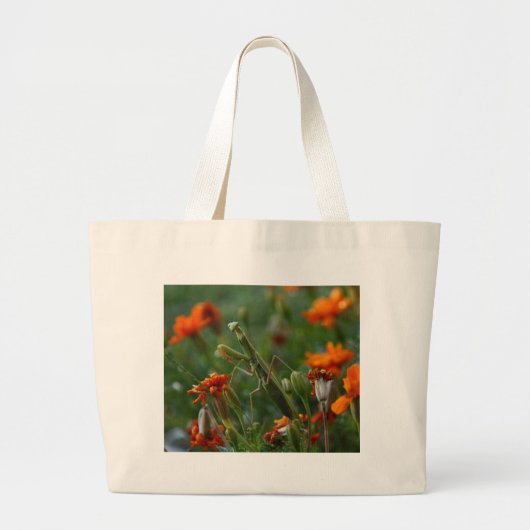 Praying Mantis Grote Tote Bag (Voorkant)