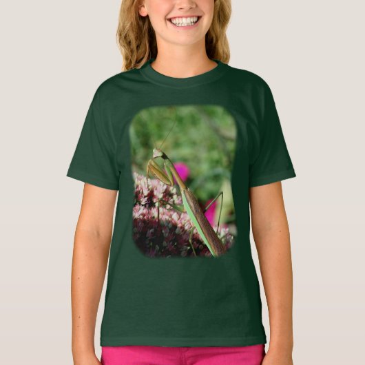 Praying Mantis Insect Animal T-shirt (Voorkant)