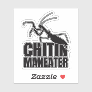 Praying Mantis Insect Maneater Entomology Geek Sticker
