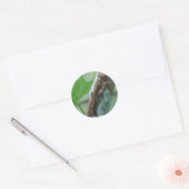 Praying Mantis Insect Ronde Sticker (Envelop)