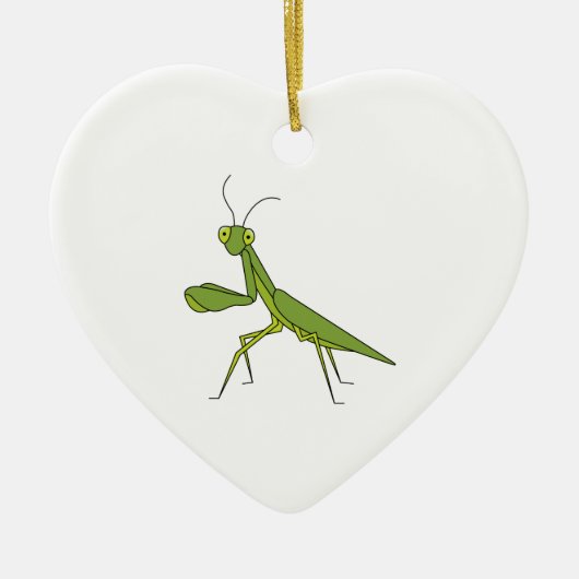 Praying Mantis Keramisch Ornament (Voorkant)