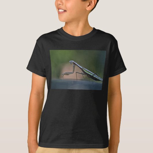 Praying Mantis Kinder Tee Shirt (Voorkant)
