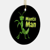 Praying Mantis Man Green Garden Insect Keramisch Ornament (Rechts)
