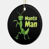Praying Mantis Man Green Garden Insect Keramisch Ornament (Links)
