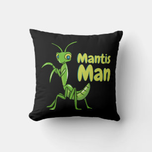 Praying Mantis Man Green Garden Insect Kussen