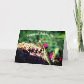 Praying Mantis Natuur Personalized Birthday Kaart (Voorkant)