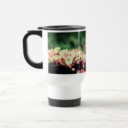 Praying Mantis Natuur Personalized Reisbeker (Links)