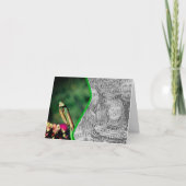 Praying Mantis Natuur Photo Card Bedankkaart (Voorkant)