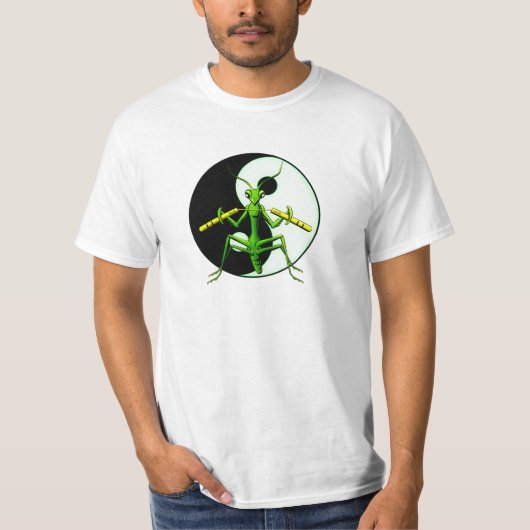 Praying Mantis Nunchaku T-shirt (Voorkant)