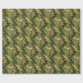 Praying Mantis Portrait Insect Art Cadeaupapier (Vlak)