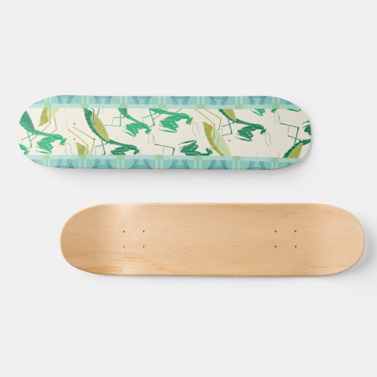 Praying Mantis Skateboard (Horizontaal)