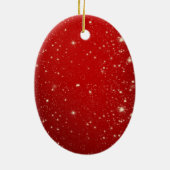 Praying Mantis Tree Weird kerstsierman Keramisch Ornament (Achterkant)