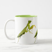 Praying Mantis Tweekleurige Koffiemok (Links)