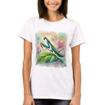 Praying Mantis Waterverf Art