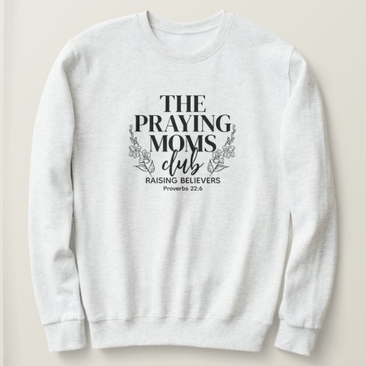 Praying Moms Club-trui Trui (Design voorkant)