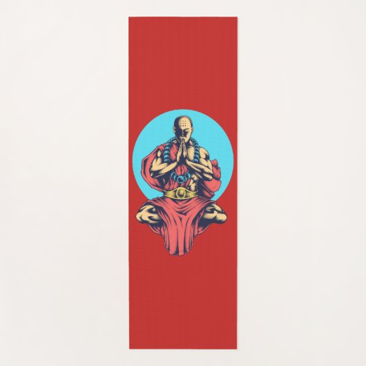 Praying Monk Yogamat (Voorkant)