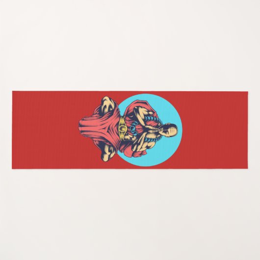 Praying Monk Yogamat (Voorkant (horizontaal))