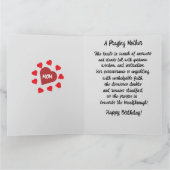 Praying Mother African American Christian Birthday Kaart (Binnen)