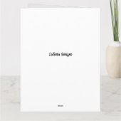 Praying Mother African American Christian Birthday Kaart (Achterkant)