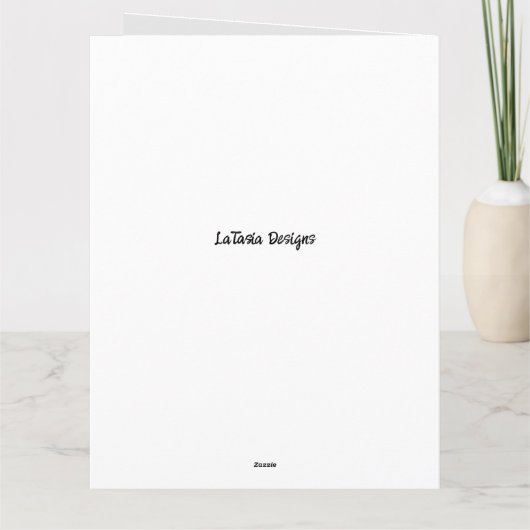 Praying Mother African American Christian Birthday Kaart (Achterkant)