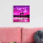 Praying- Premium Wrapped Canvas (gloss) Afdruk (Insitu (Woonkamer))