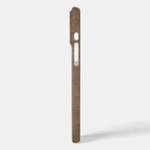 Praying Skeleton Faux-Leather Case-Mate iPhone Case (Achterkant / Links)