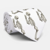 Praying Skeleton Halloween Stropdas (Opgerold)